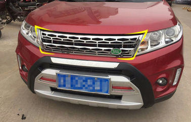Harga yang bagus SUZUKI VITARA 2015 suku cadang mobil depan Chrome Car Grilles Perak / Hitam on line
