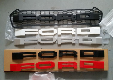 Harga yang bagus Ford Ranger T7 2015 2016 Chrome Car Grilles Grilles Depan yang Dimodifikasi Tanpa Lampu atau Dengan Lampu on line