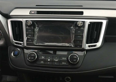 Harga yang bagus Bagian Dekorasi Interior Berkrom Layar dan Air Vent Molding untuk TOYOTA RAV4 2016 on line