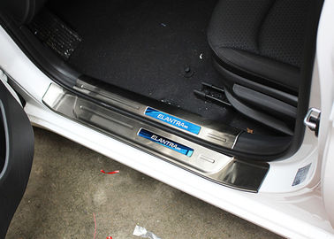 Harga yang bagus Hyundai Elantra 2016 Avante Inner dan outer bercahaya Stainless Steel pintu ambang on line