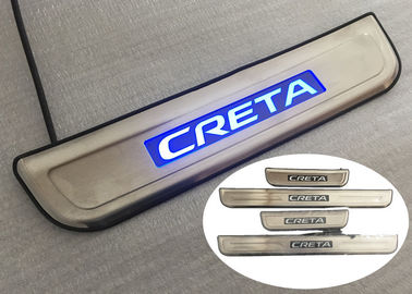 Harga yang bagus Papan Siling Pintu Sisi Lampu Biru LED tahan lama Untuk Hyundai IX25 CRETA 2014 2015 on line