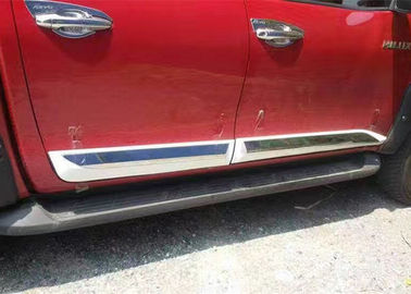 Harga yang bagus TOYOTA Hilux 2016 2017 Revo Auto Body Trim Parts Side Door Molding Protective Plates on line