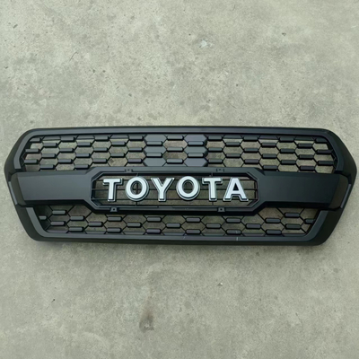 Harga yang bagus Lampu ABS Plastik Hitam Cover Grille Depan Untuk Meningkatkan Penampilan Kendaraan TOYOTA TACOMA 2016-2020 on line