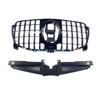 Harga yang bagus ABS Off Road Front Bumper Grille A1678880100 untuk Mercedes Benz W167 GT Hitam Pusat Grille 1678880100 on line