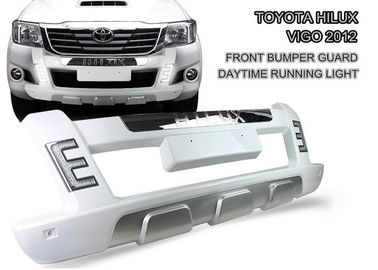 Harga yang bagus ABS tahan lama LED Light Front Bumper Guard untuk Toyota HILUX VIGO 2012 - 2014 on line