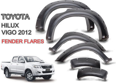 Upgrade Black Wide Wheel Arches Fender Flares untuk Toyota Hilux 2012 - 2014 Vigo