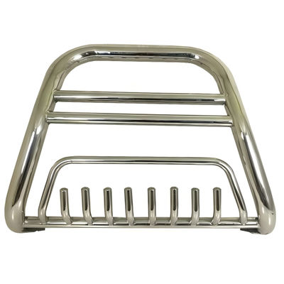 Harga yang bagus Land Cruiser LC200 2008+ Black/Chrome Brush Guard The Essential Steel Addition for Your Vehicle's Performance and Style on line