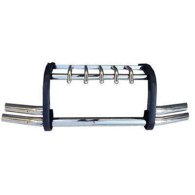 Harga yang bagus Toyota Hilux Vigo Revo, Fortuner OEM/Part Number -- Black/Chrome Steel Car Bumper Guard Main Material Steel Durable on line