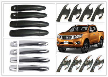 Harga yang bagus NISSAN Navara NP300 2015 Frontier sisi pintu pegangan sisi sisi sisi sisi dan penutup, Hitam dan Chrome on line