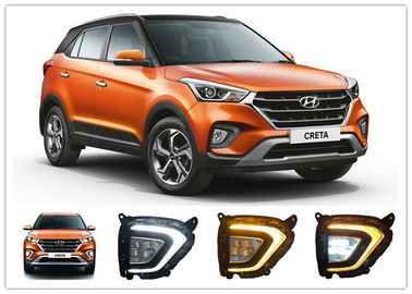 Harga yang bagus Hyundai Creta 2018 2019 Lampu kabut LED, Lampu Berjalan siang hari dengan sinyal belokan kuning on line
