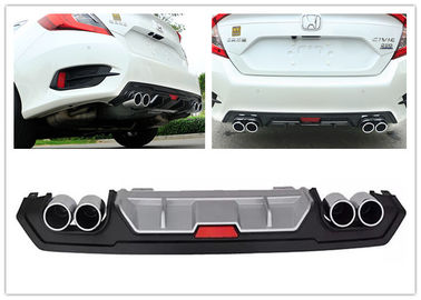 Harga yang bagus HONDA New Civic 2016 Auto Body Kits, Gaya Sport Belakang Bumper Diffuser dengan Muffler Tips on line