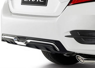 Harga yang bagus Penggantian Auto Body Kits Honda New Civic 2016 2018 Rear Bumper Diffuser Serat Karbon on line