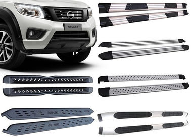 Harga yang bagus Black dan Silver Vehicle Running Boards Untuk 2015 2018 Nissan Navara Pick Up Pabrik on line