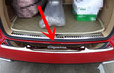 Harga yang bagus Piring pintu baja tahan karat / Pedal belakang asli luar untuk Porsche Cayenne on line