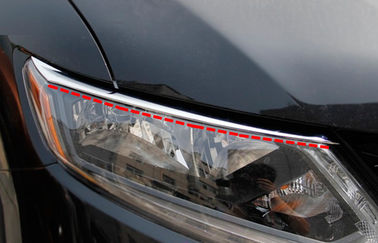 Harga yang bagus Custom berwarna Chrome lampu depan bezel, headlamp RIM Untuk NISSAN X-TRAIL 2014 on line