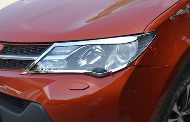 Harga yang bagus High Precision Chrome Headlight Bezels untuk Toyota RAV4 2013 / 2014 on line