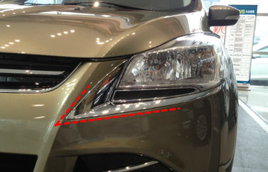Harga yang bagus Ford Kuga 2013 2014 2015 Escape Lampu depan berkrom Bagian pemangkasan Lampu kepala Garnish on line