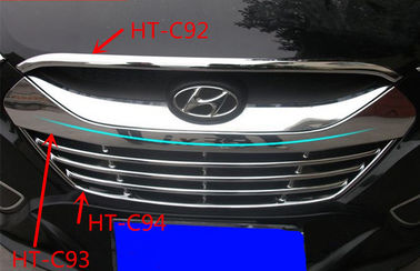 Harga yang bagus Hyundai IX35 2009 Auto Body Trim Parts, Chrome Bonnet Trim Strip / Grille Trim on line
