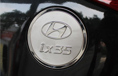 Harga yang bagus Custom Auto Body Trim Parts, Stainless Steel Fuel Tank Cap Cover Untuk Hyundai Tucson IX35 2009 on line