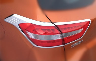 Harga yang bagus ABS Chrome Tail Car Headlight Cover Untuk Hyundai ix25 2014 Dekorasi Pinggir Lampu Belakang on line