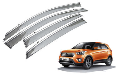 Harga yang bagus Custom Car Window Visors, Hyundai CRETA IX25 2014 Injection Molding Chrome Trim on line