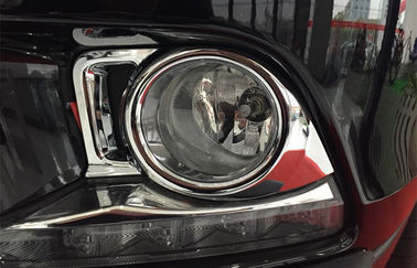 Harga yang bagus ABS Custom Chrome Front Fog Lamp Bezel Untuk TOYOTA Highlander 2014 Kluger on line
