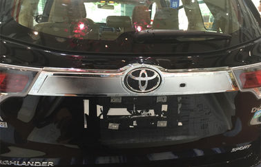 Harga yang bagus Bagian trim Chrome Auto Body Untuk Toyota Highlander Kluger 2014 2015 Back Garnish on line