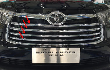 Harga yang bagus Bagian-bagian Karoseri Auto Chrome yang bersinar untuk Highlander 2014 2015, Garnish Grille Front on line