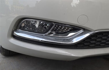 Harga yang bagus Lampu Kabut Mobil Dekoratif Bezel KIA K3 2013 2015 Lampu Kabut Depan Chrome Rim on line
