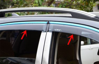 Harga yang bagus HONDA CR-V 2012 Penutup jendela mobil, baja tahan karat trim stripe deflektor angin on line