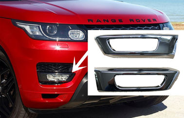 Harga yang bagus Kerangka lampu kabut depan Chromed Plastic ABS / 2014 2015 Range Rover Sport Kabut Cahaya bezel on line