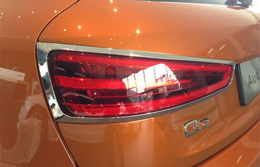 Harga yang bagus Audi Q3 2012 Car Headlight Cover Chromed Plastic ABS Untuk Lampu Belakang on line